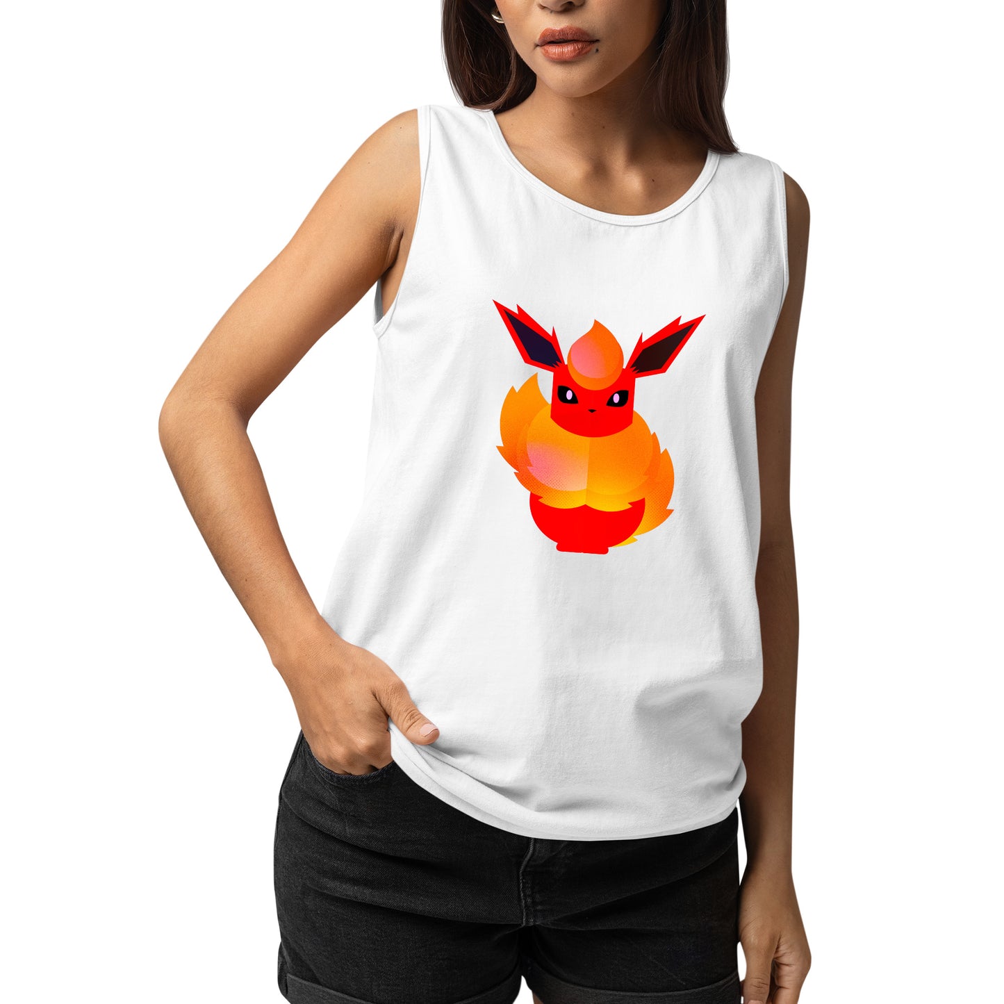 Flareon Pokemon Stylised Vest