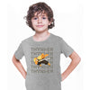 Zenitsu Agatsuma Thunder Demon Slayer Kimetsu No Yaiba Anime Manga Grey T-shirt for Kids