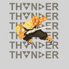 Zenitsu Agatsuma Thunder Demon Slayer Kimetsu No Yaiba Anime Manga T-shirt for Kids