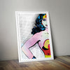 Wonder Woman Wall Art A2 Print Anime Manga Big Size Gift Idea Marvel Comix - Kuzi Tees