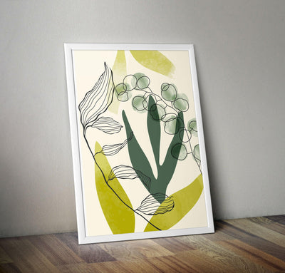 Botanical Art Prints Living Room Home Décor 17 - Kuzi Tees