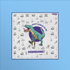 T-rex handkerchief 100% Cotton Be cool be Rawrsome! - Kuzi Tees