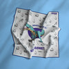 T-rex handkerchief 100% Cotton Be cool be Rawrsome! - Kuzi Tees
