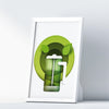 Green Tea Three Kitchen Wall Art Prints Dining Room Home Décor Poster Minimalistic Paper Cut Art - Kuzi Tees