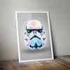 Low Poly Stormtrooper Art Print Original Wall Unique Star Wars A2 Graphic Design - Kuzi Tees