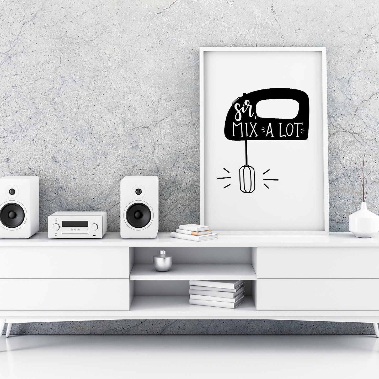 Sir Mix A Lot A4 A3+A2 Posters Wall Art Home - Kuzi Tees