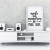 Meals And Memories Are Made Here A4 A3+A2 Posters Wall Art Home - Kuzi Tees
