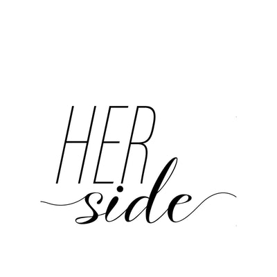 Her Side A4 A3 A2 - Vintage Wall Art Home Decor - Kuzi Tees