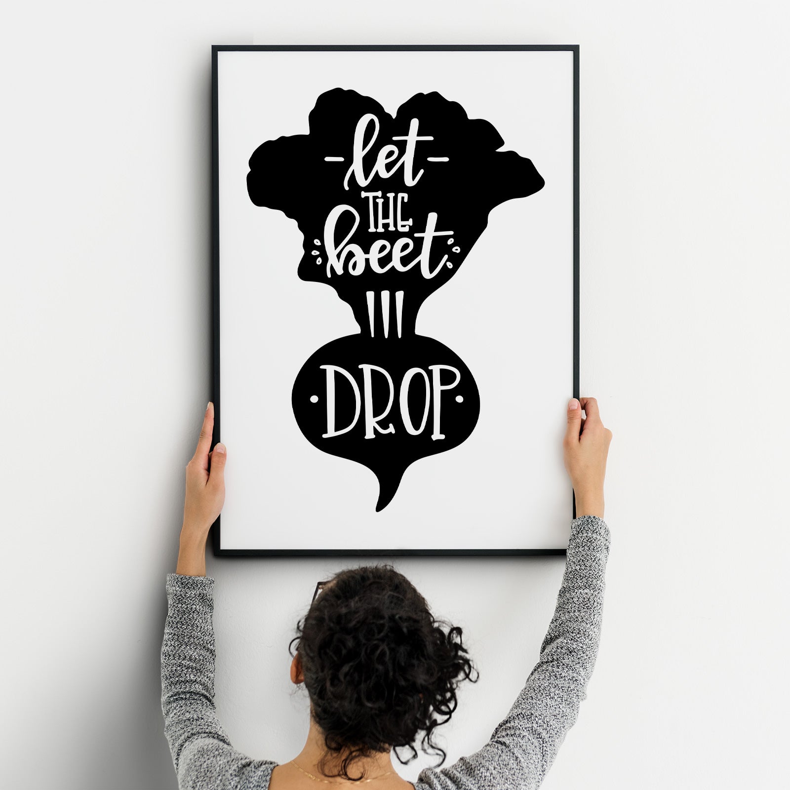 Let The Beet Drop A4 A3+A2 Posters Wall Art Home - Kuzi Tees