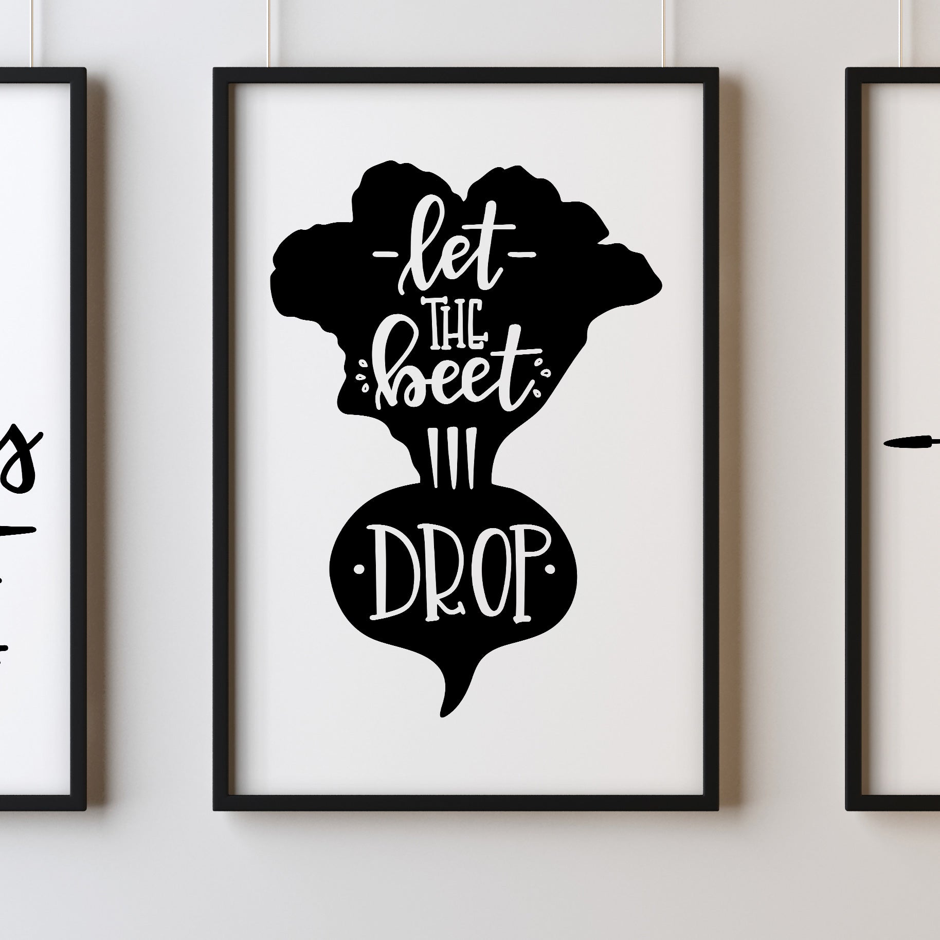 Let The Beet Drop A4 A3+A2 Posters Wall Art Home - Kuzi Tees