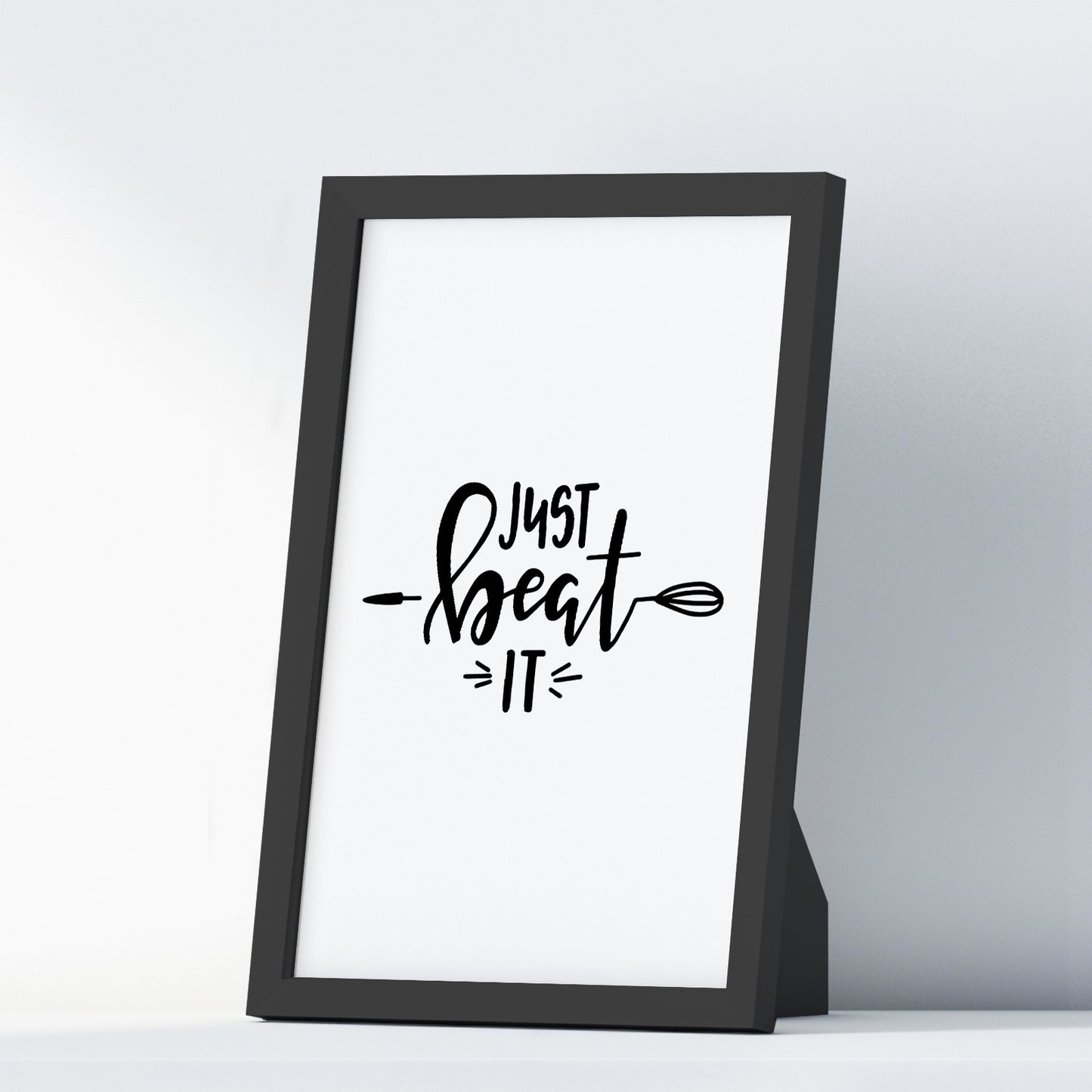Just Beat It A4 A3+A2 Posters Wall Art Home - Kuzi Tees