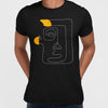 Old-Skool One Line Drawing Abstract Face One - Kuzi Tees