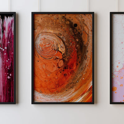 Fluid Art Venus orbit Print 11 - Kuzi Tees