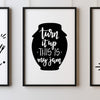 Turn It Up This Is My Jam A4 A3+A2 Posters Wall Art Home - Kuzi Tees