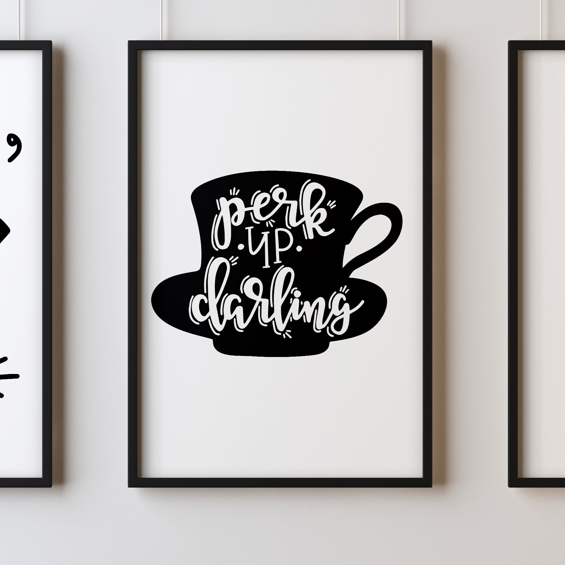 Perk Up Darling A4 A3+A2 Posters Wall Art Home - Kuzi Tees