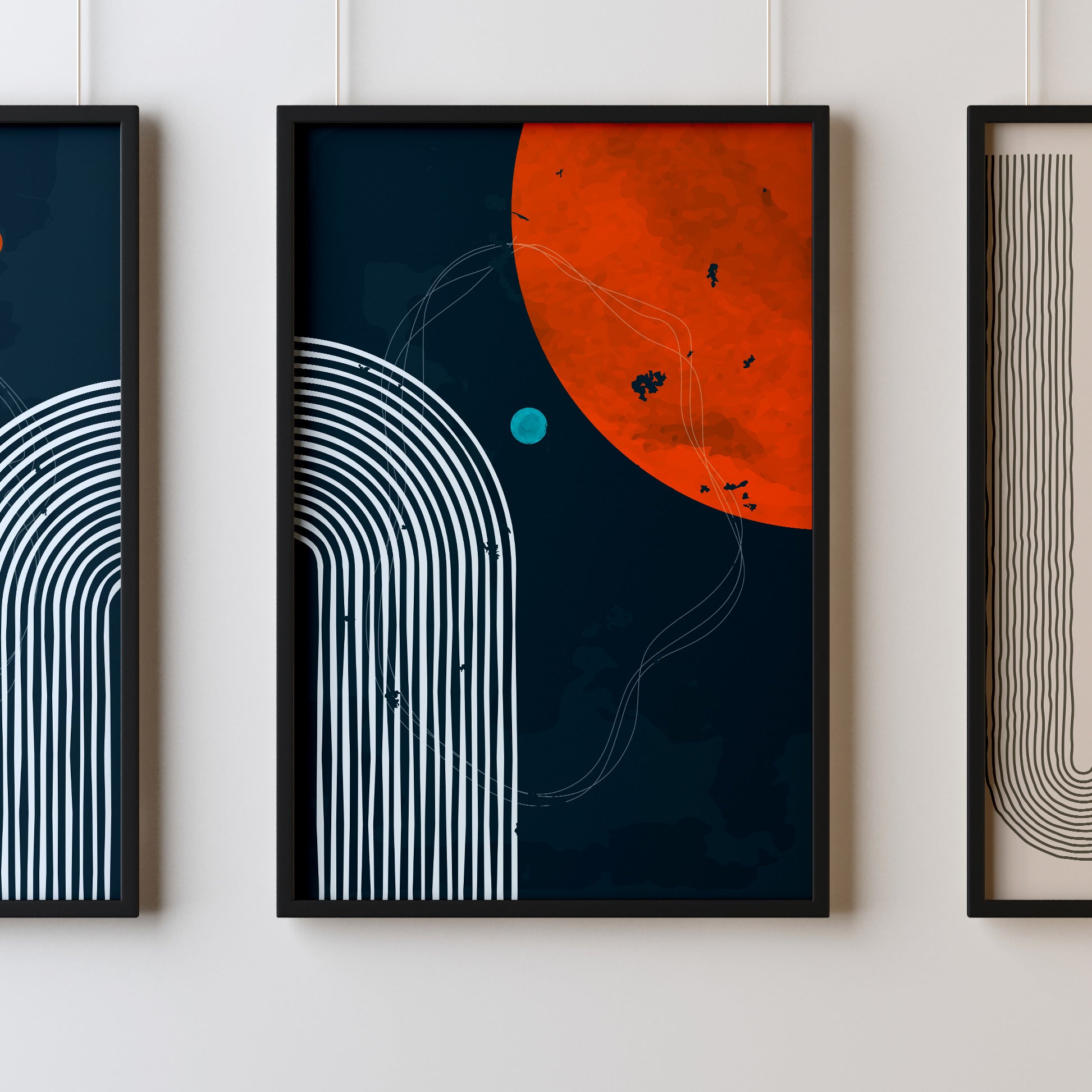Wall Art Prints Living Room Home Décor Poster Minimalistic 16 - Kuzi Tees