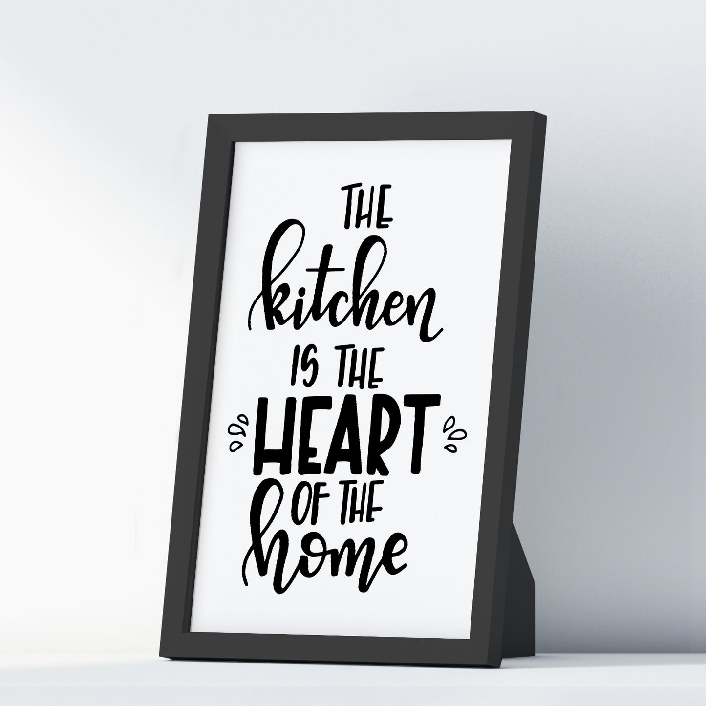The Kitchen Is The Heart Of The Home A4 A3+A2 Posters Wall Art Home - Kuzi Tees