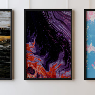 Fluid Art Magic mixture Print 17 - Kuzi Tees