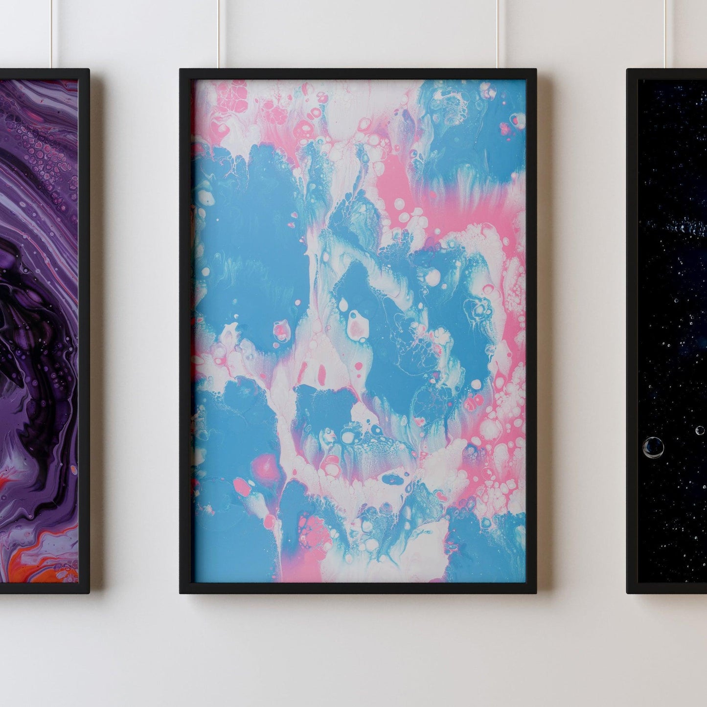 Fluid Art Marshmallow Print 18 - Kuzi Tees