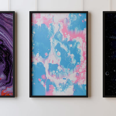Fluid Art Marshmallow Print 18 - Kuzi Tees