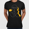 Old-Skool One Line Drawing Abstract Face Two - Kuzi Tees