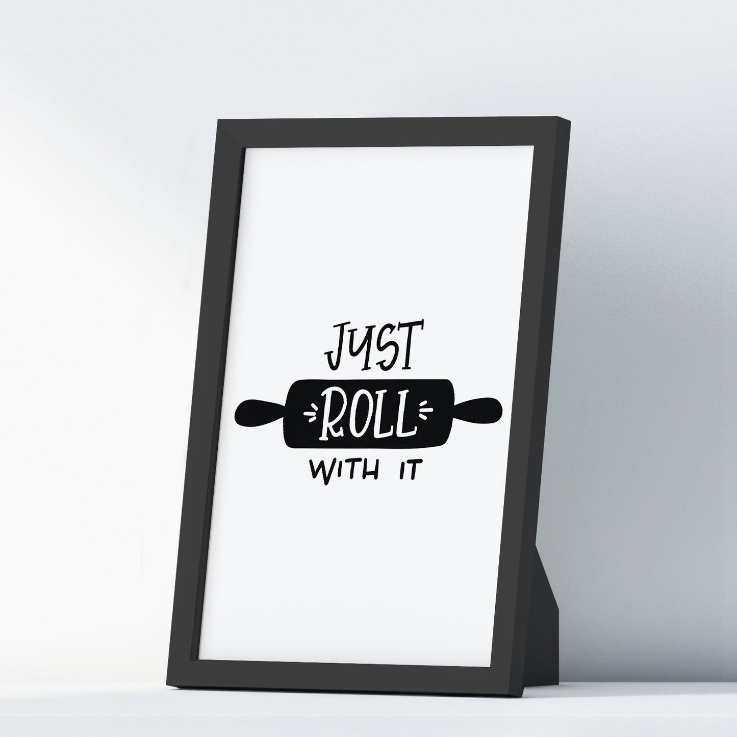 Just Roll With It A4 A3+A2 Posters Wall Art Home - Kuzi Tees