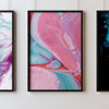 Fluid Art Grapefruit micro mix Print 21 - Kuzi Tees