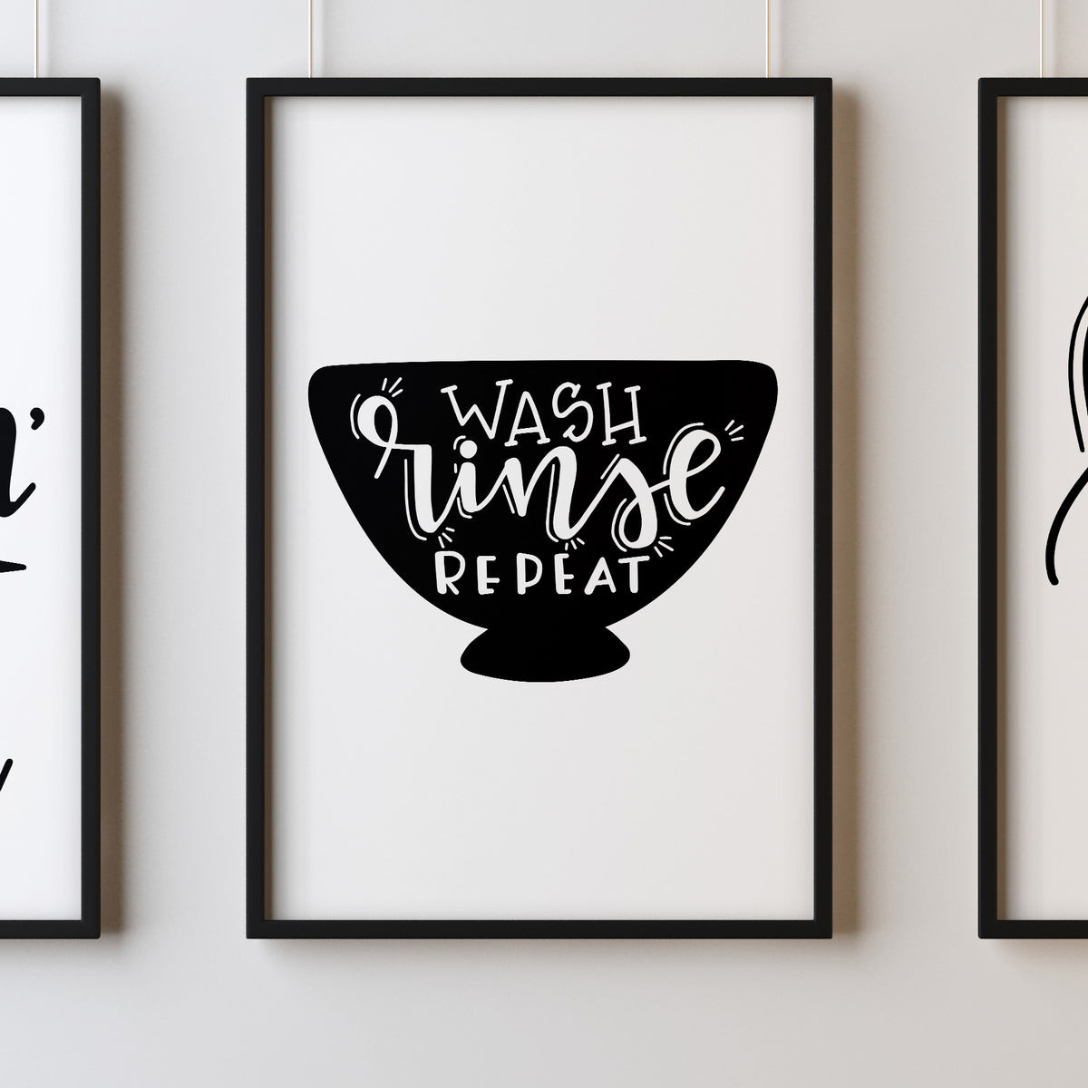 Wash Rinse Repeat A4 A3+A2 Posters Wall Art Home – KUZI TEES