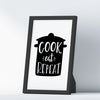 Cook Eat Repeat A4 A3+A2 Posters Wall Art Home - Kuzi Tees