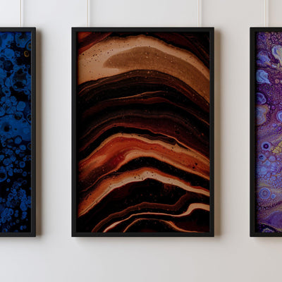 Fluid Art Cake slice Print 33 - Kuzi Tees