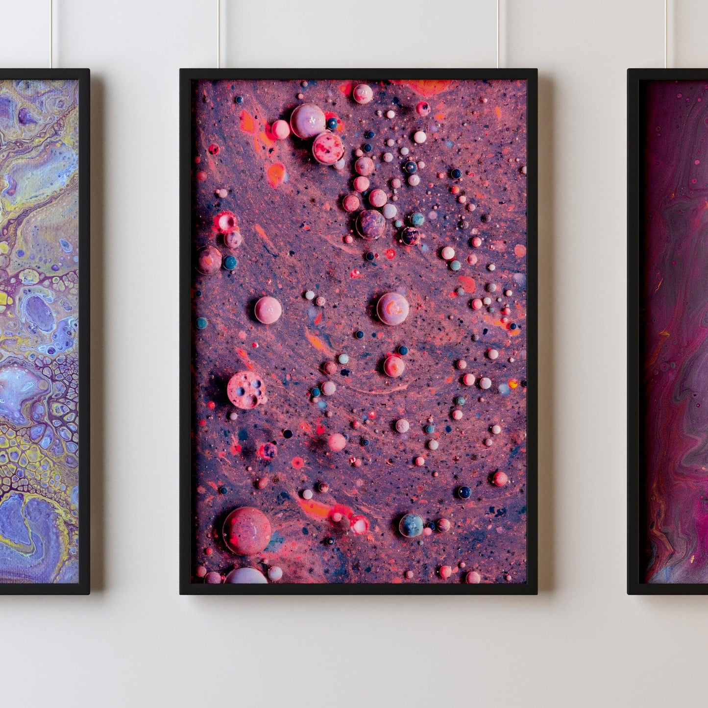 Fluid Art Marbellous bolls Print 35 - Kuzi Tees