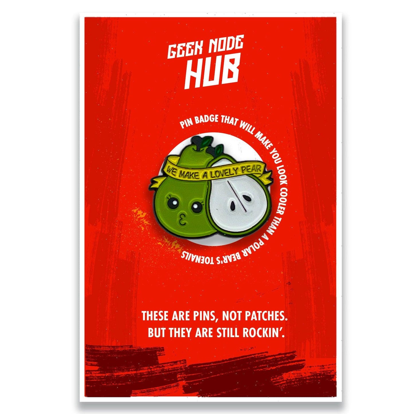 Be Kind Pin Pear We make a lovely pear - Kuzi Tees