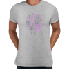 3D Vapor wave abstract liquid Fluid Sphere  Surreal Unique Design T-shirt - Kuzi Tees