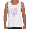 3D Tank Top Vaporwave abstract liquid Fluid Sphere Surreal Unique Design - Kuzi Tees