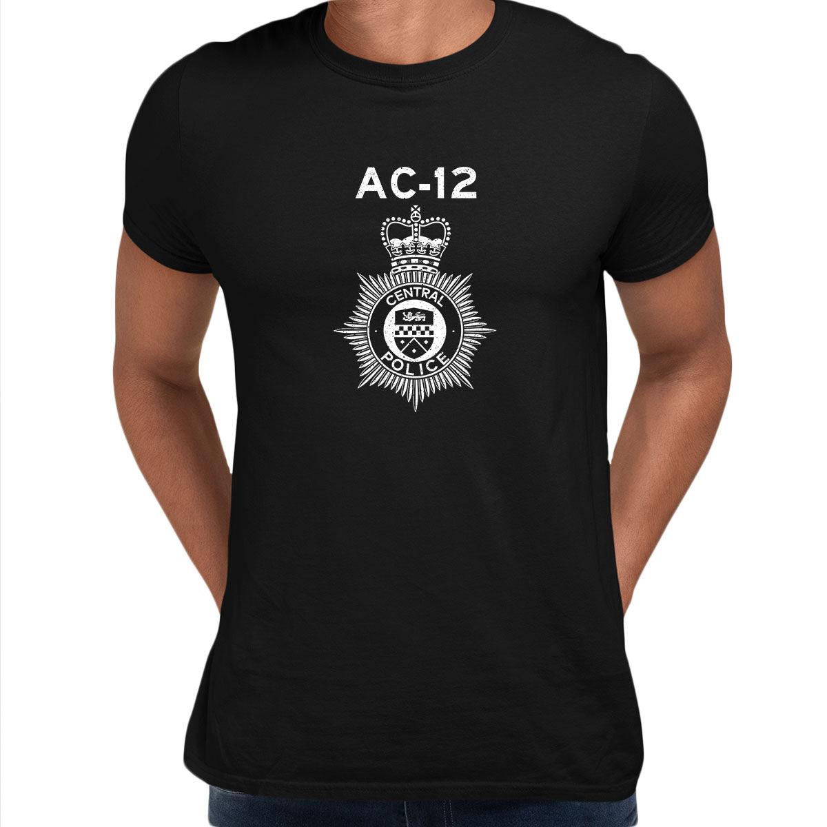 AC-12 Mens Printed BBC TV Series 6 T-Shirt Inspired By Police Logo Unisex T-Shirt - Kuzi Tees