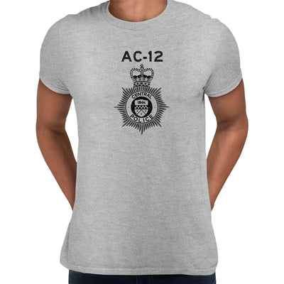 AC-12 Mens Printed BBC TV Series 6 T-Shirt Inspired By Police Logo Unisex T-Shirt - Kuzi Tees