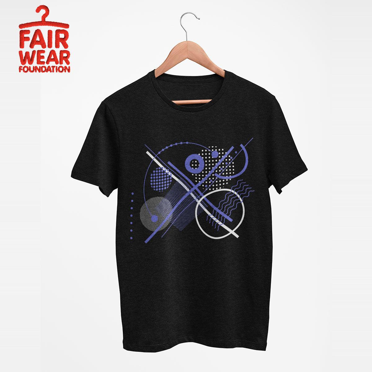 Abstract Art Background With Modern Geometric Elements - Kuzi Tees