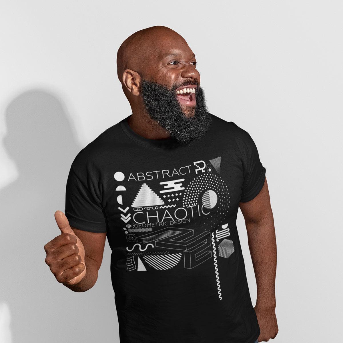Abstract Art With Modern Geometric Composition - Kuzi Tees