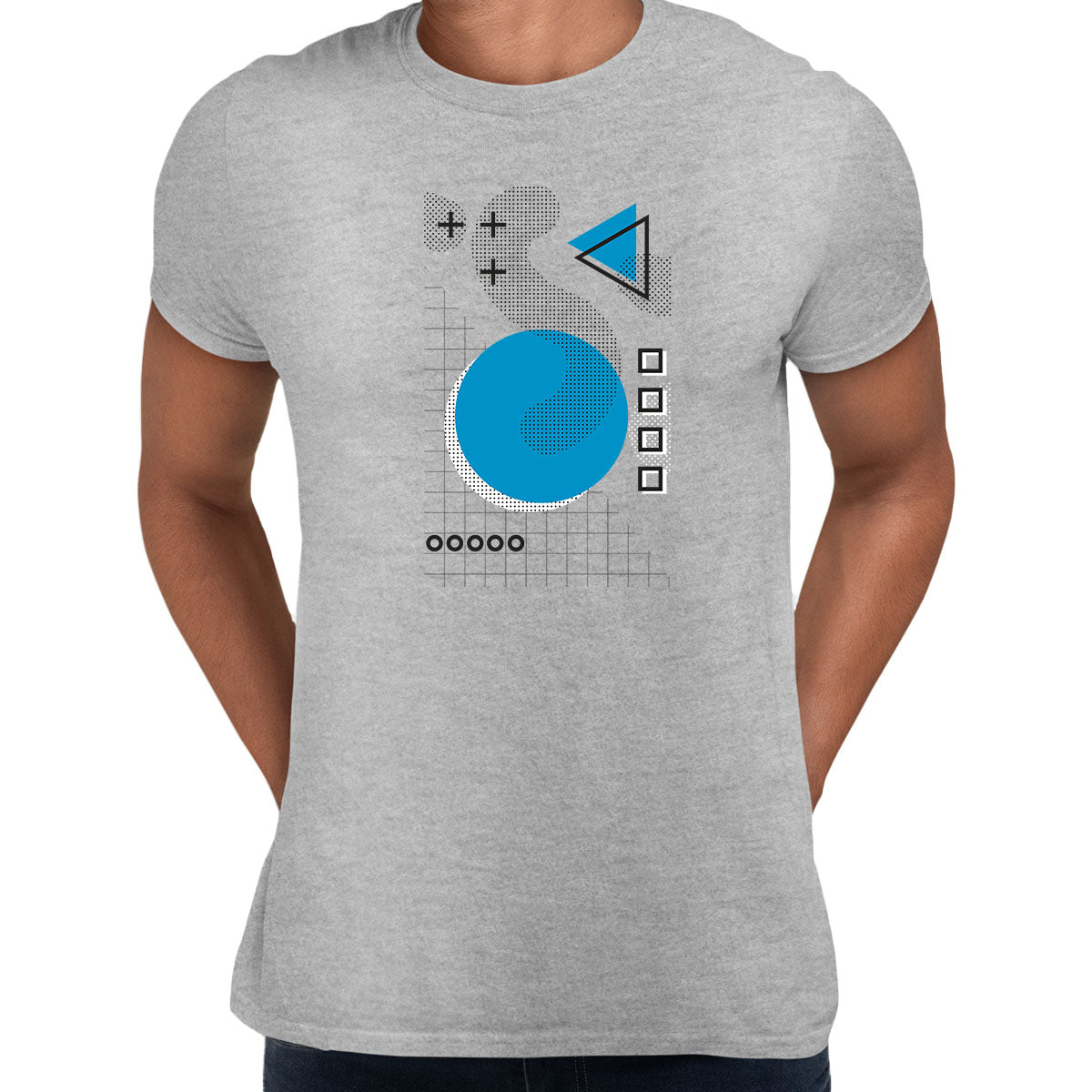 Retro Nostalgia Colorful Art Print T-Shirt 80's 90's Design Short Sleeve Funny Unisex T-shirt - Kuzi Tees