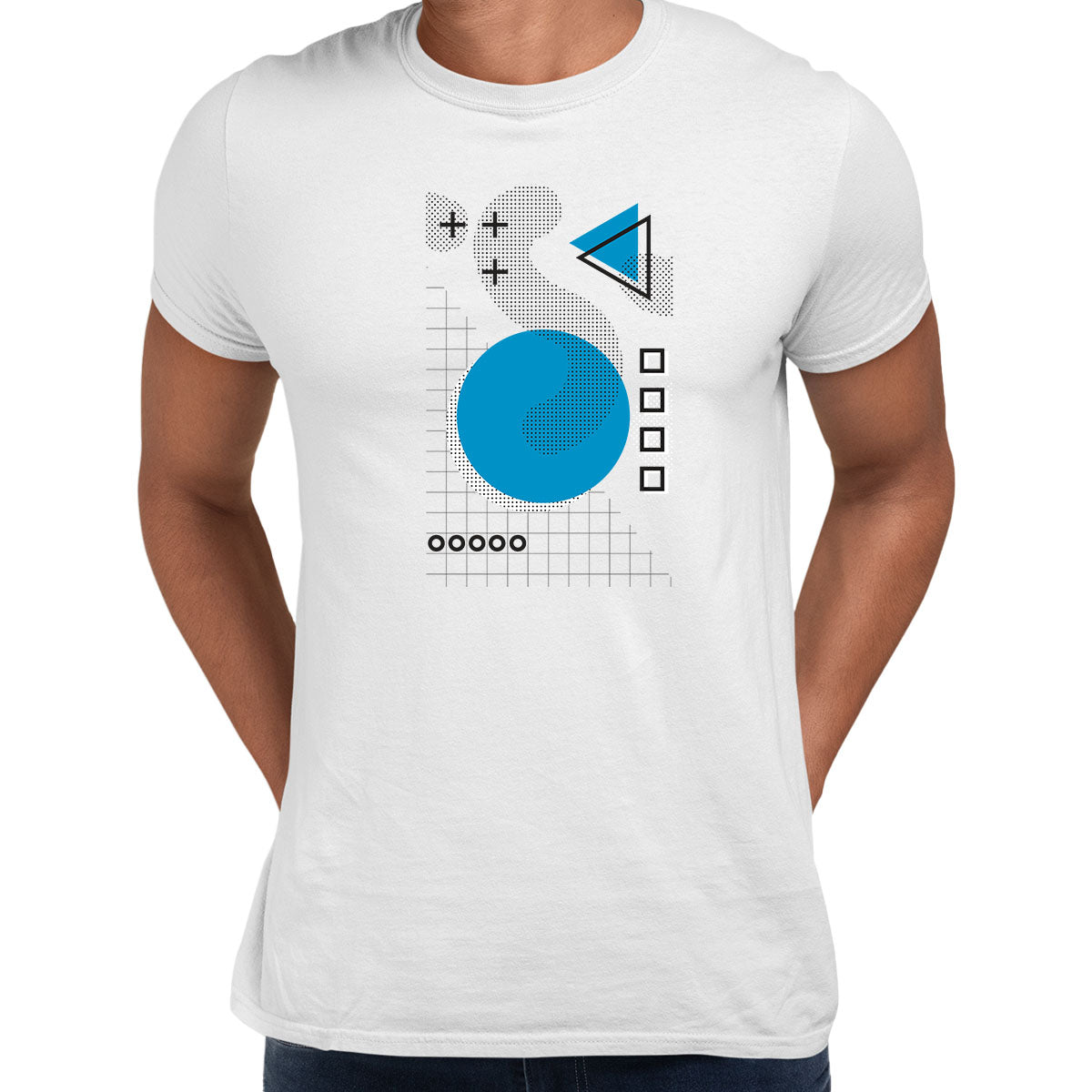 Retro Nostalgia Colorful Art Print T-Shirt 80's 90's Design Short Sleeve Funny Unisex T-shirt - Kuzi Tees