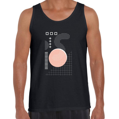 80's Nostalgia Tee Colorful Art Print 90's Design Funny Abstract Unisex Tank Top - Kuzi Tees