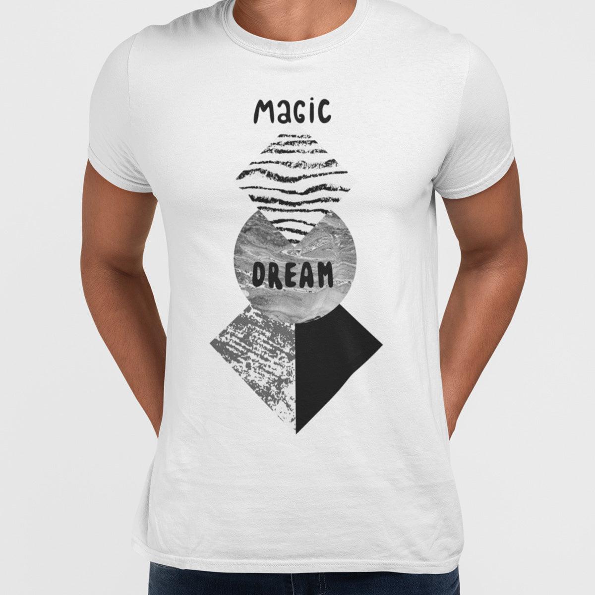 Abstract geometry shapes with watercolor & grunge - Magic Dream T-shirt - Kuzi Tees
