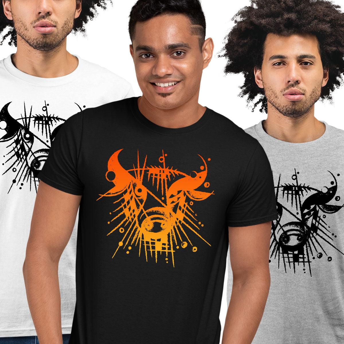 Abstract Picasso Bull Drawing Geometric Design Art Clothing Unique Gift Ideas Unisex T-shirt - Kuzi Tees