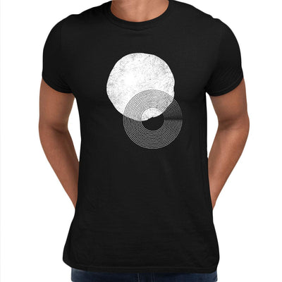 Geometric Circle Print T-Shirt Abstract Short Sleeve Round Neck Funny Tee Tops Unisex T-shirt - Kuzi Tees