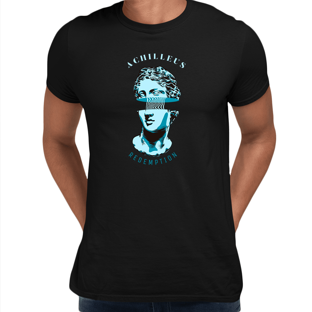 Achilleus Greek mythology Trojan War Hero Abstract Art Unisex T-shirt - Kuzi Tees