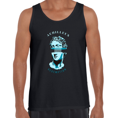 Achilleus Greek mythology Trojan War Hero Abstract Art Unisex Tank Top - Kuzi Tees