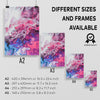 Fluid Art Infinity white Print 20 - Kuzi Tees