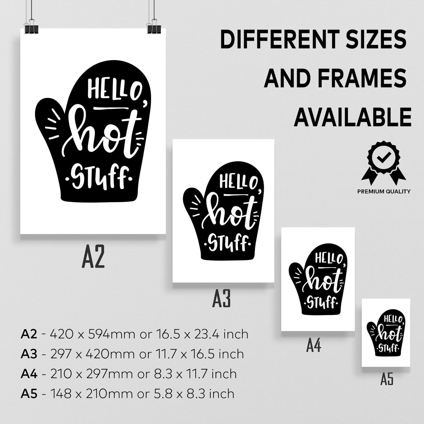 Baking Is So Gansta A4 A3+A2 Posters Wall Art Home - Kuzi Tees
