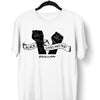 Black Lives Matter Anti-Racism Protest Black & White T-Shirt - Kuzi Tees
