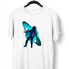 Floating astronaut through the Space Zero Gravity T-Shirt - Kuzi Tees